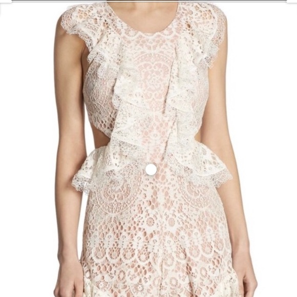 DO+BE Pants - 🌹Do and Be Alexis Bar lace ruffle cutout romper M